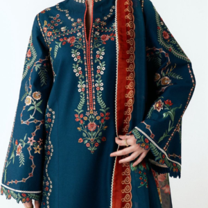 Premium Air-Jet Full Procedure Dhanak 3PC Embroidered Suit