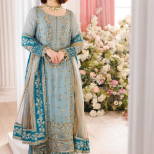 🍂 Premium Chiffon Embroidered 3-Piece Suit 🍂